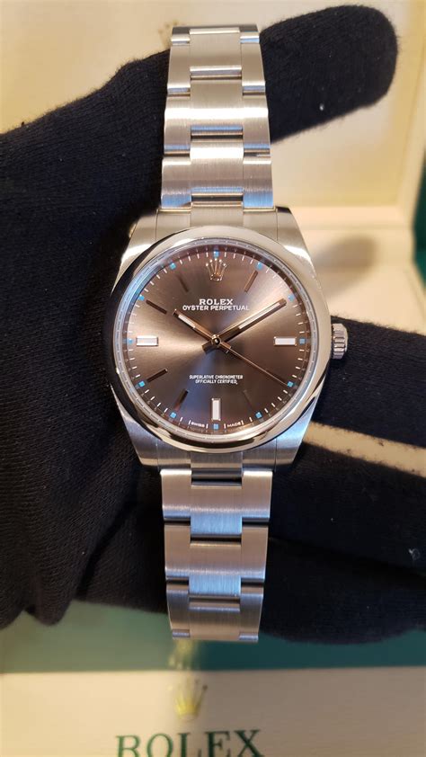 rhodium oyster perpetual discontinued